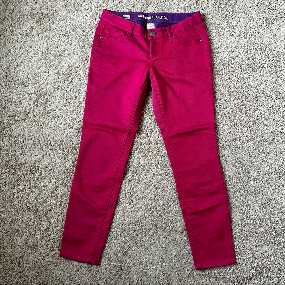 Mossimo by Target Hot Pink Ankle Skinny Jeans